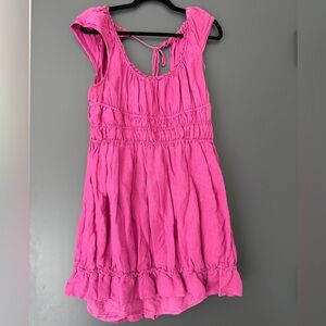By Anthropologie Fuchsia Mini Dress